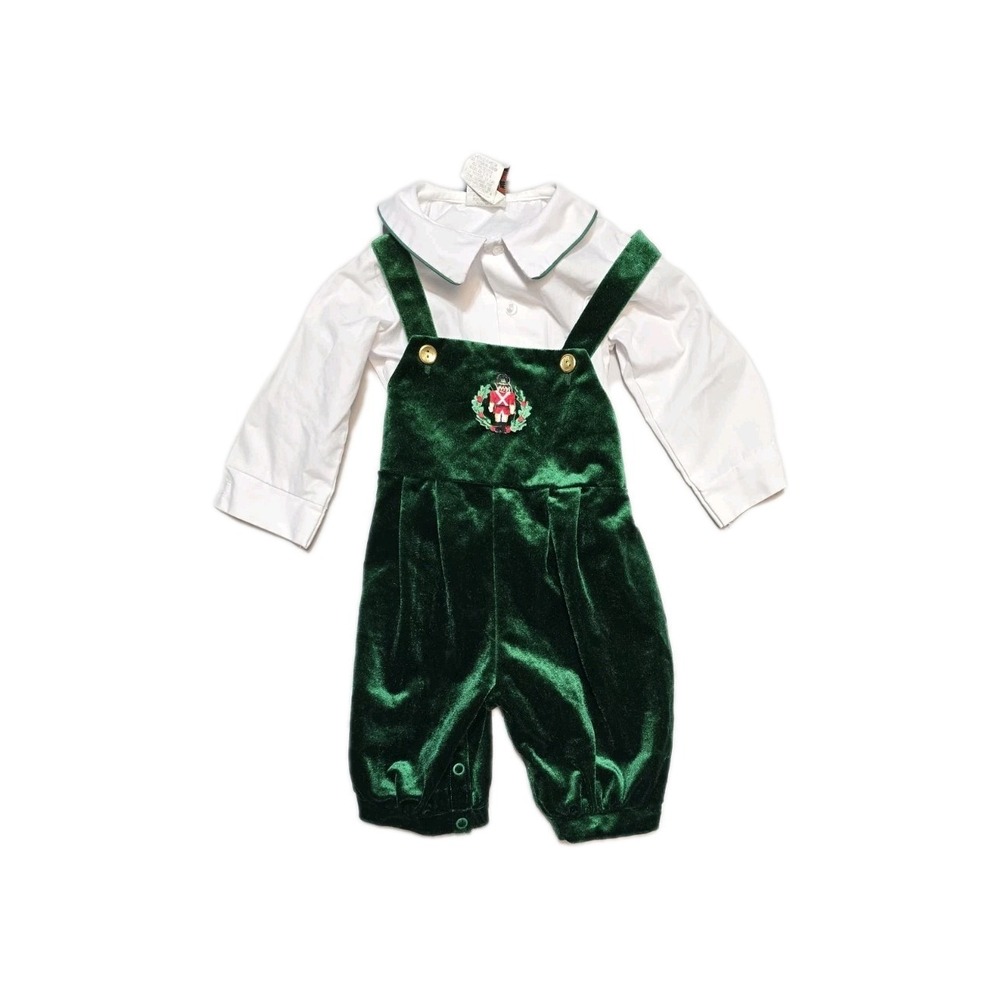 Vintage‎ Boys  Good Lad Of Philadelphia Boys Shirt Pants 18 Months Green White